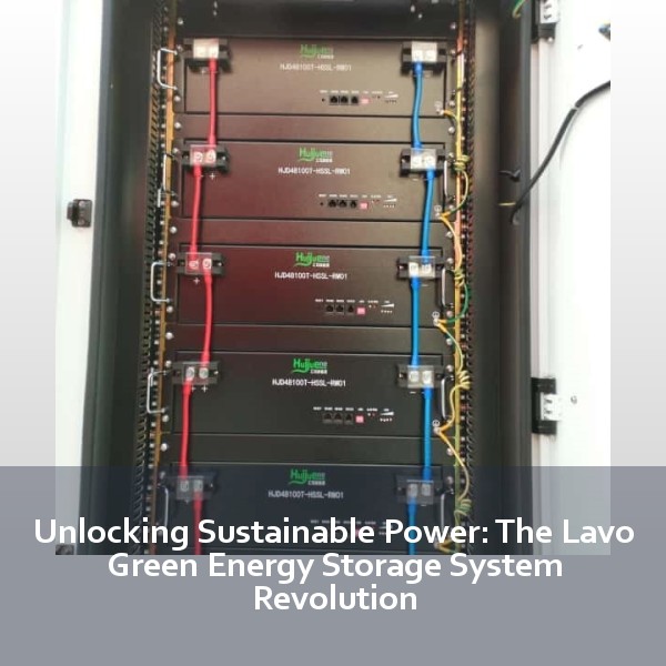 Unlocking Sustainable Power: The Lavo Green Energy Storage System Revolution